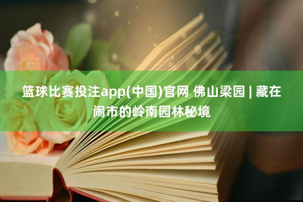 篮球比赛投注app(中国)官网 佛山梁园 | 藏在闹市的岭南园林秘境